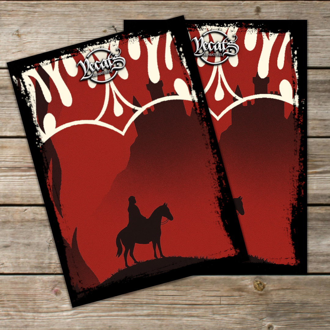 Red Woman Card Sleeves